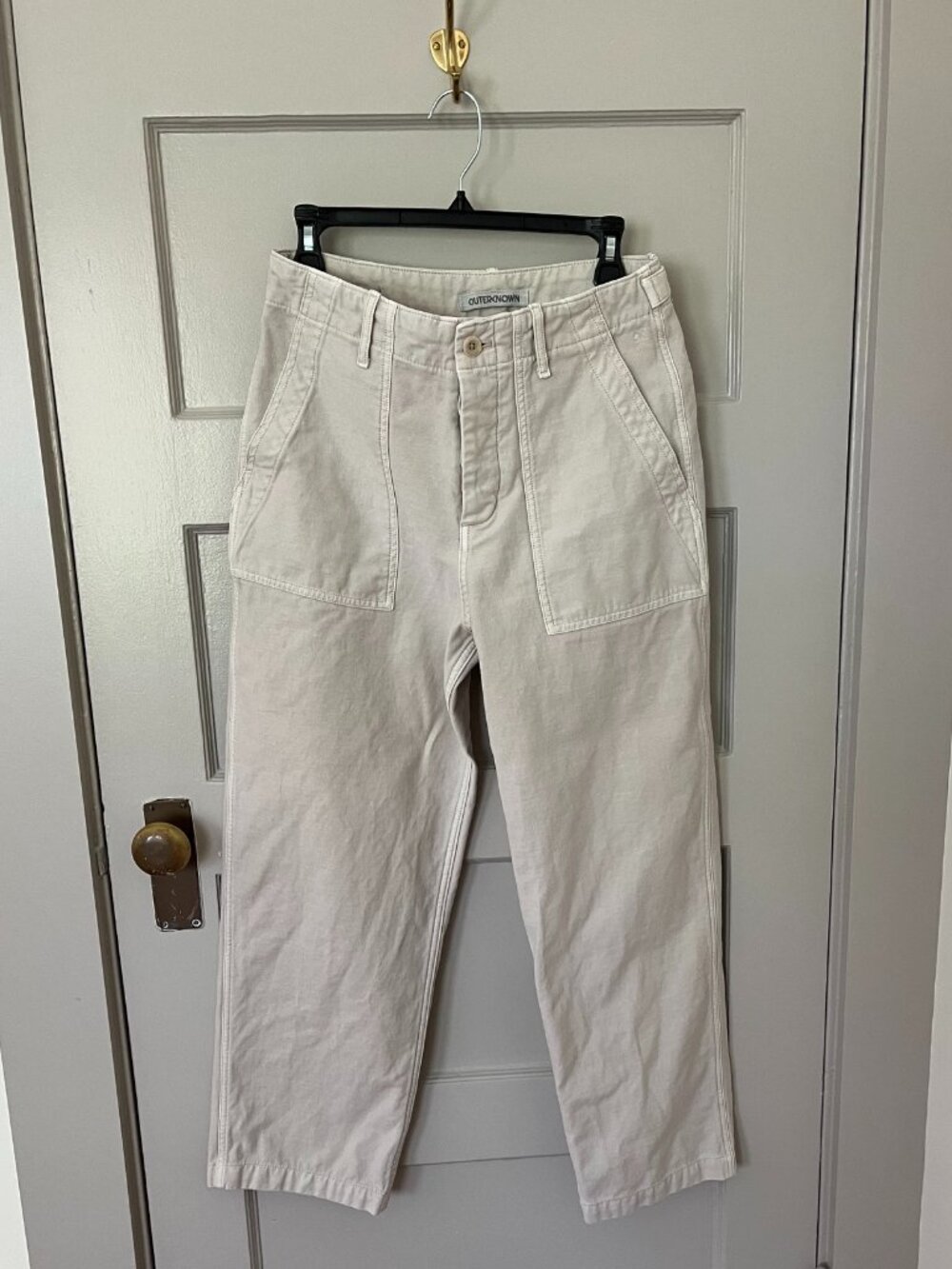 Outerknown Westbound Utility Pant in Oatmeal 27